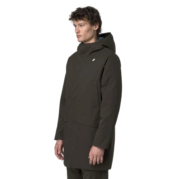 Giubbino Tre Quarti Jarno Twill Marmotta - K-WAY