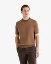 Filippo De Laurentiis – T-shirt Girocollo in Cotone Crêpe