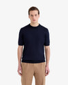 Filippo De Laurentiis – T-shirt Girocollo in Cotone Crêpe