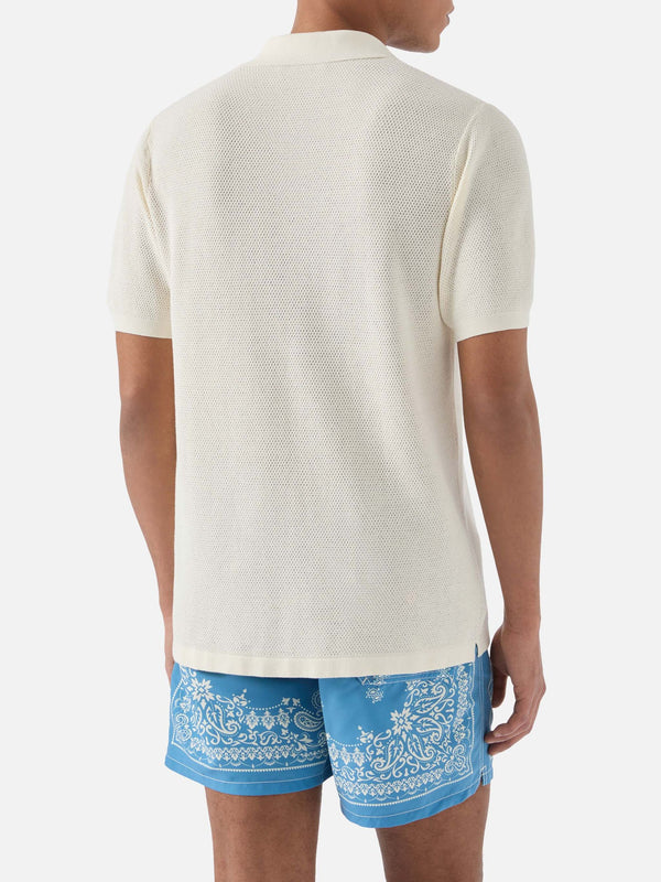 MC2 Saint Barth – Sloan Mesh – Polo in Cotone Traforato
