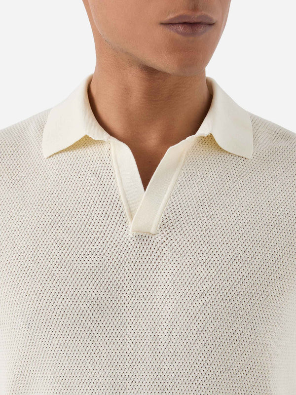 MC2 Saint Barth – Sloan Mesh – Polo in Cotone Traforato
