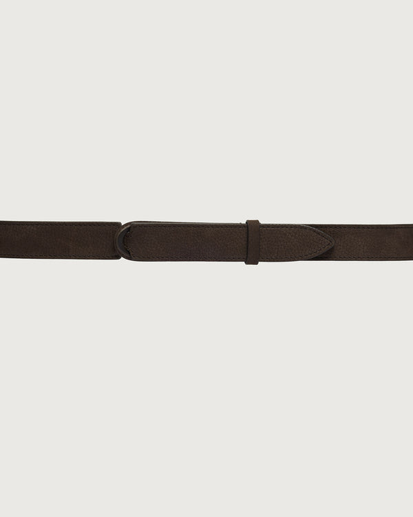 Orciani – Nobuckle Nabucco – Cintura in Pelle Nabuk