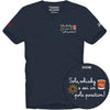 T-shirt Vacanze di Natale "Sole e Whisky" Blue - MC2