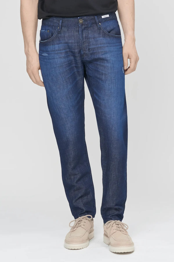Uniform – Danny Regular Cropped - Jeans Blu Scuro