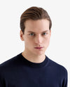 Filippo De Laurentiis – T-shirt Girocollo in Cotone Crêpe