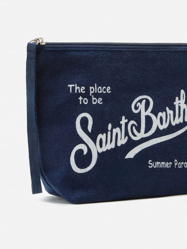MC2 Saint Barth – Aline – Pochette in Lino Navy