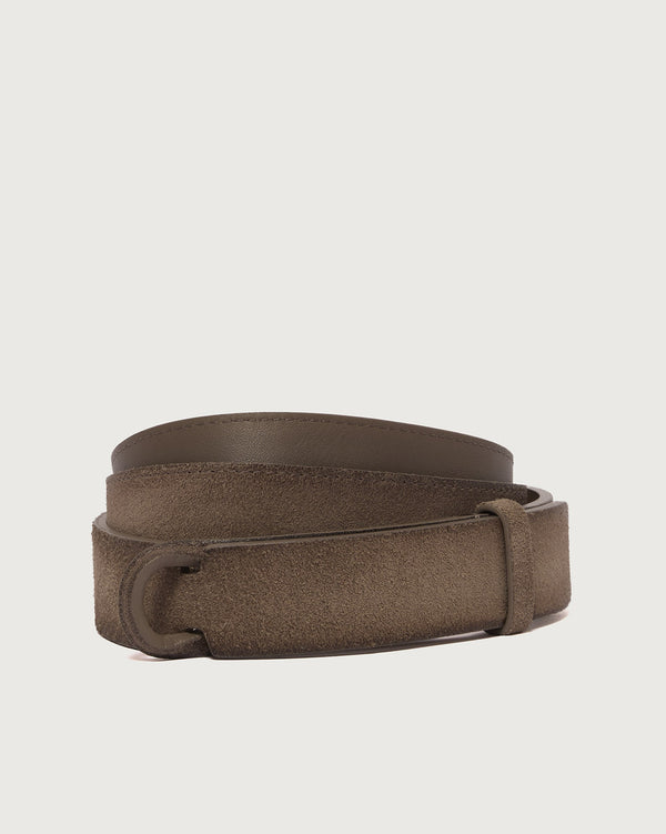 Orciani – Nobuckle Cloudy – Cintura in Suede