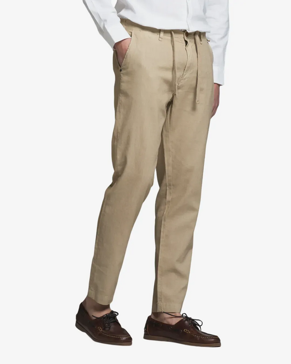 Impure – Miles – Pantalone Chino in Lino e Cotone
