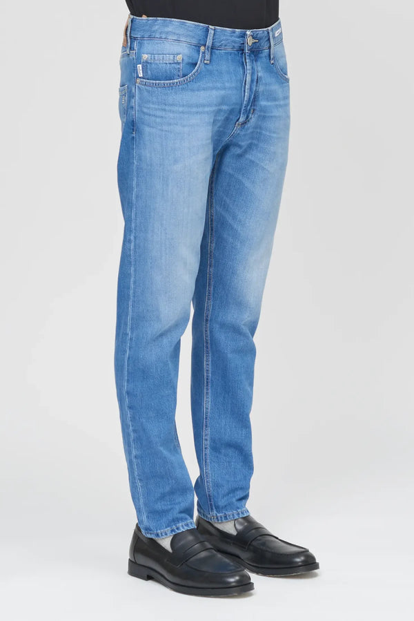 Uniform – Danny Regular Cropped - Jeans Blu Chiaro