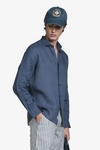 Impure – Riley – Camicia 100% Lino Collo Francese