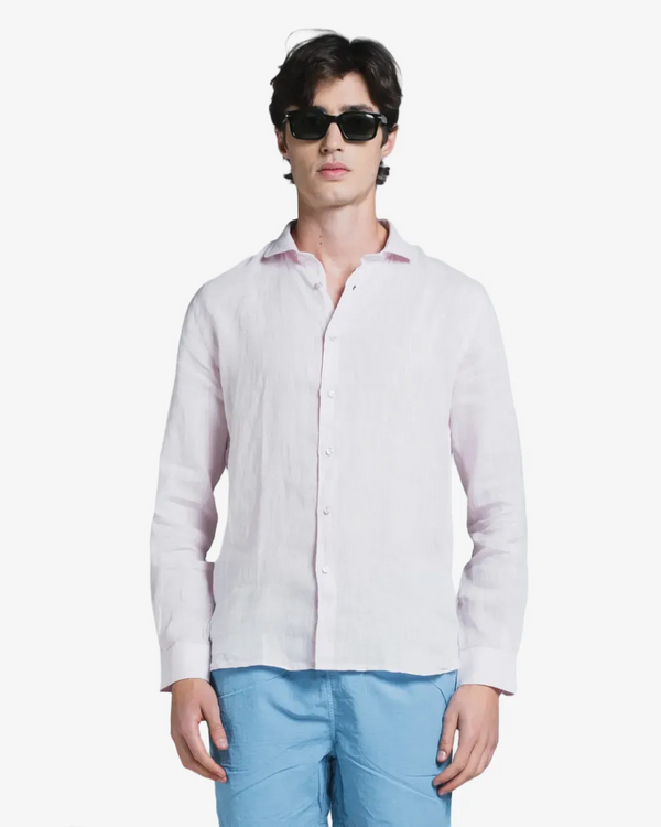 Impure – Riley – Camicia 100% Lino Collo Francese