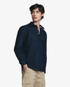 Impure – Cleveland – Camicia Serafino in Lino e Cotone