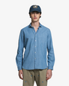 Impure – Riley – Camicia in Denim Slub Collo Francese