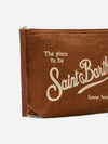 MC2 Saint Barth – Aline – Pochette in Lino Brown