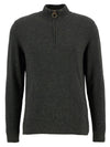 Pull Mezza Zip Tisbury - Barbour