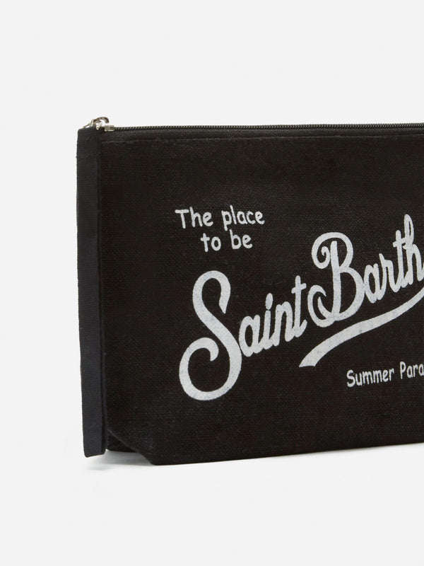 MC2 Saint Barth – Aline – Pochette in Lino Black