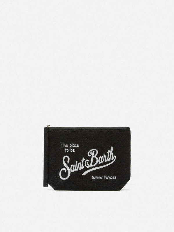 MC2 Saint Barth – Aline – Pochette in Lino Black